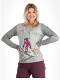 Miniaturansicht Almgwand, Schnaitstadlalm T-Shirt Damen grau 