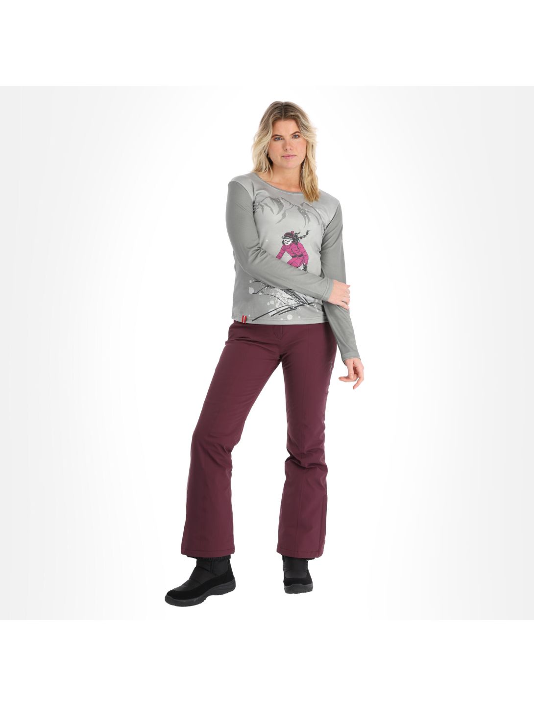 Almgwand, Schnaitstadlalm T-Shirt Damen grau 