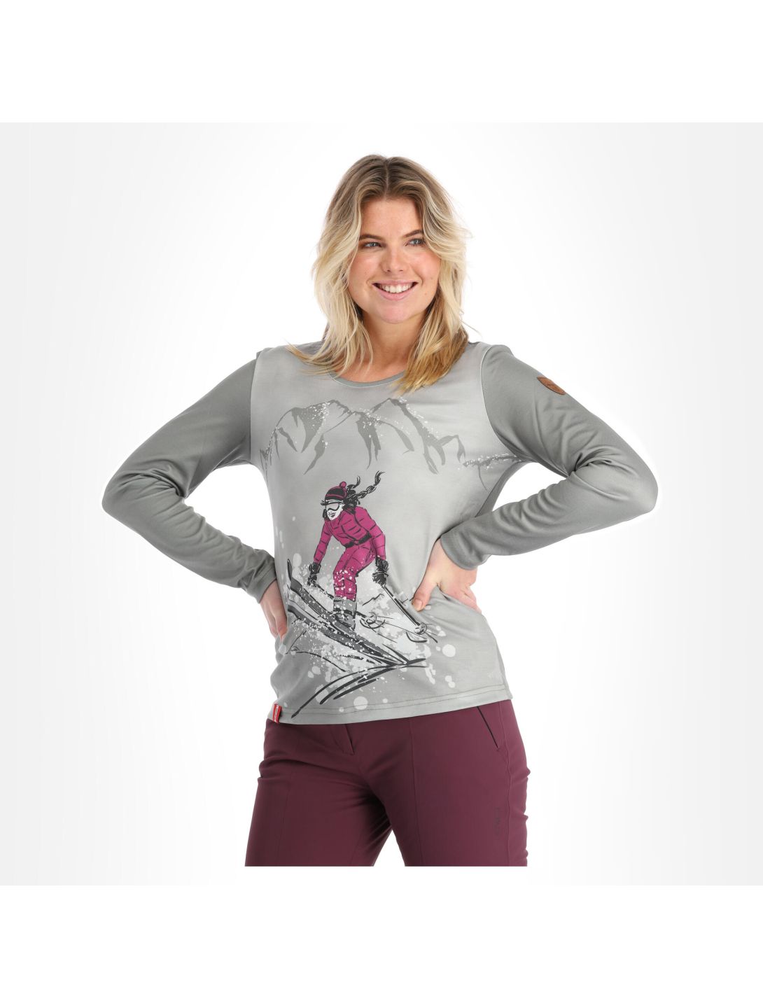 Almgwand, Schnaitstadlalm T-Shirt Damen grau 
