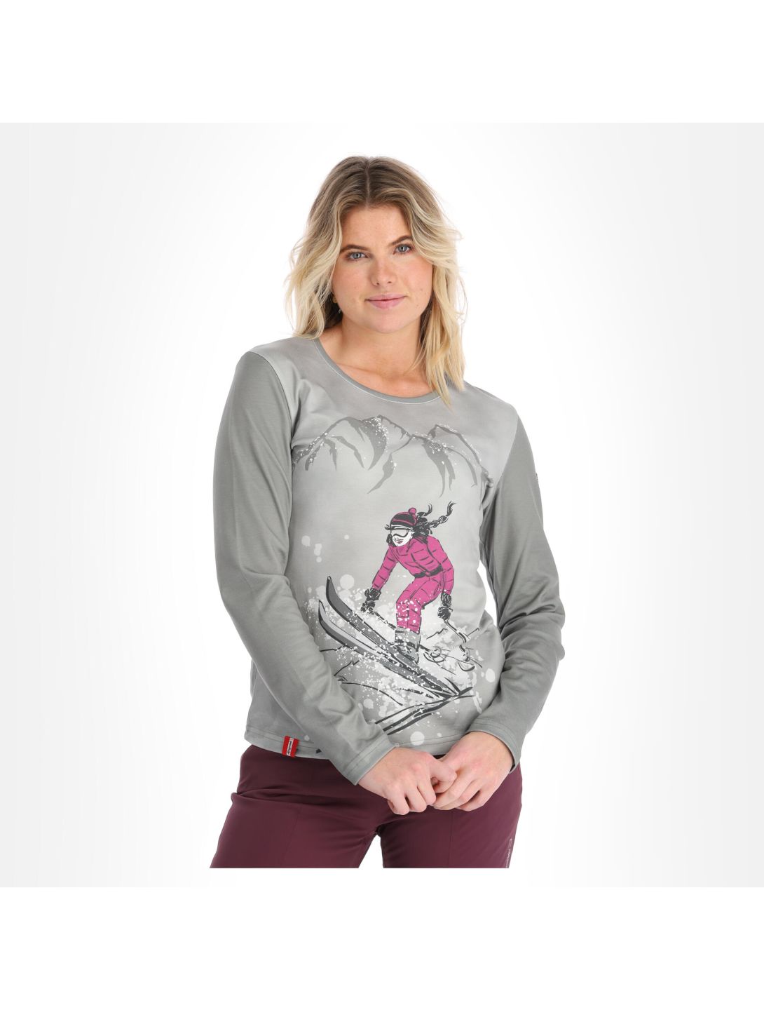 Almgwand, Schnaitstadlalm T-Shirt Damen grau 