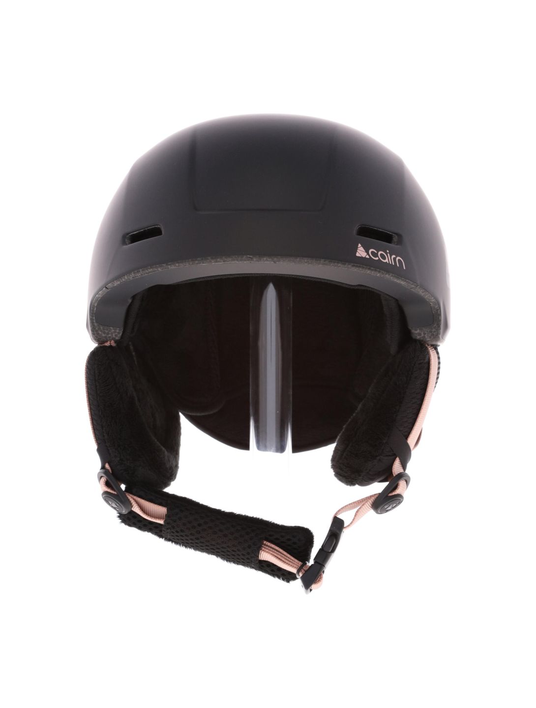 Cairn, Meteor Skihelm Unisex Black Powder Pink Leaf rosa, schwarz 