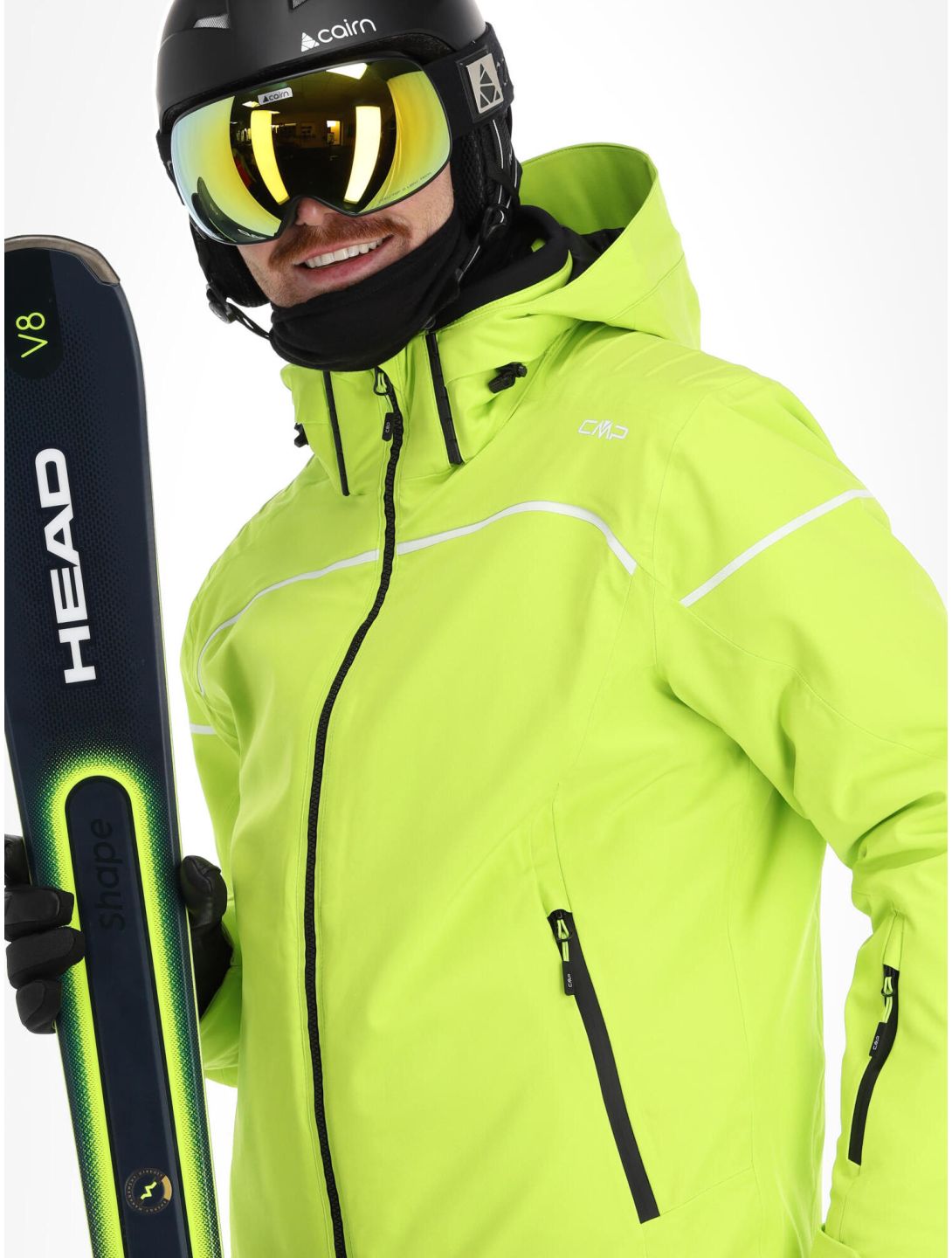 CMP, 31W0317 Skijacke Herren acid grün 