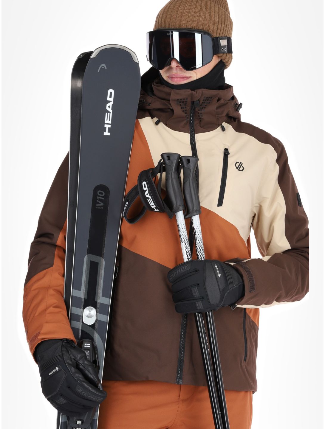 Dare2b, Baseplate II Skijacke Herren Mocha Bisque / Oat Cream beige 