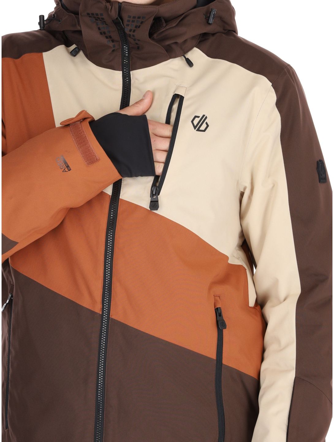 Dare2b, Baseplate II Skijacke Herren Mocha Bisque / Oat Cream beige 