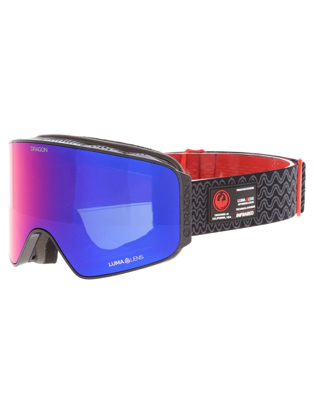 Dragon, NFX MAG OTG IR BONUS Skibrille extra Linse Unisex Obsidian schwarz, violett 