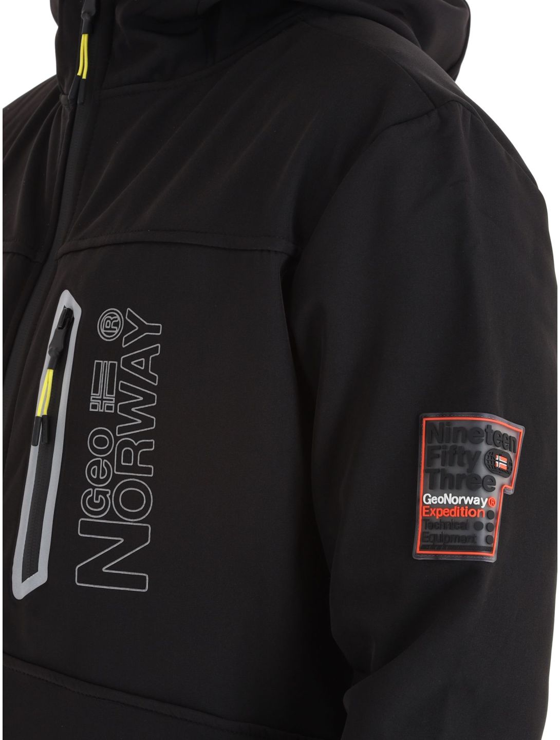 Geographical Norway, Trevar Softshell Skijacke Herren Black schwarz 
