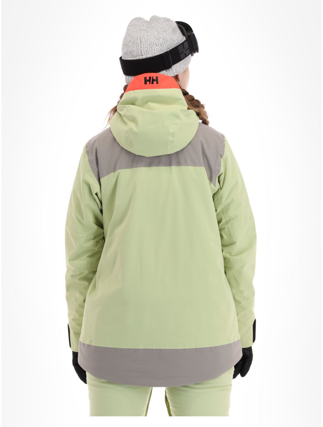 Helly Hansen, Powchaser 2.0 Skijacke Damen Iced Matcha grün 