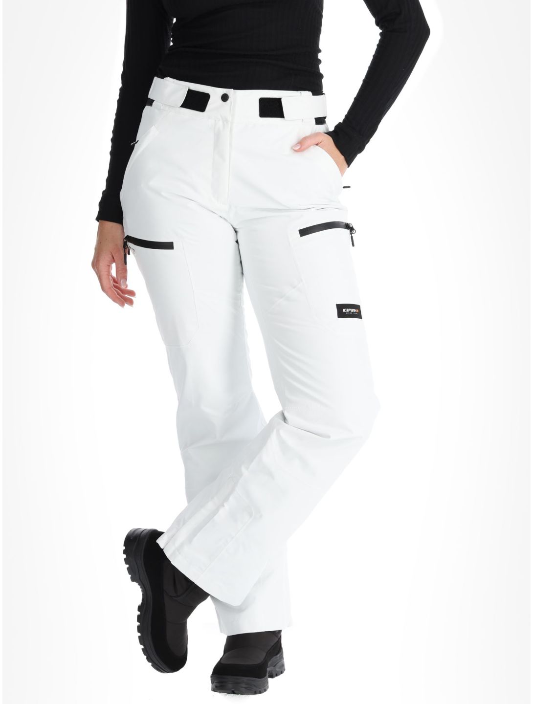 Icepeak, Calau Hardshell Skihose Damen Natural White weiß 