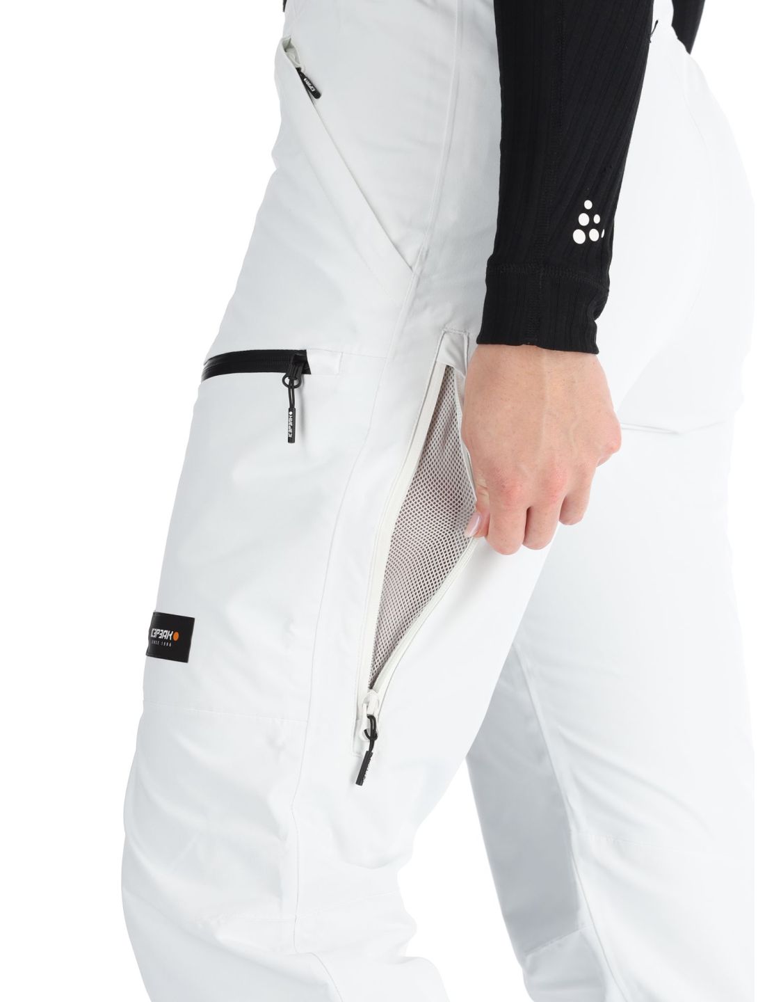 Icepeak, Calau Hardshell Skihose Damen Natural White weiß 