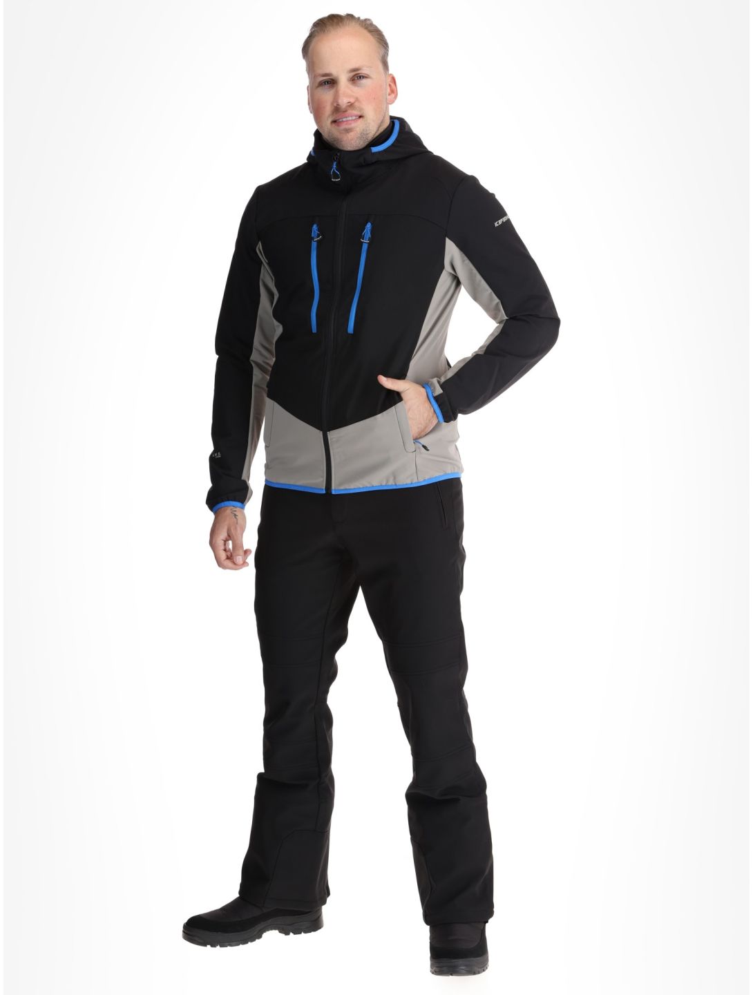Icepeak, Durham Softshell Skijacke Herren Grey grau 