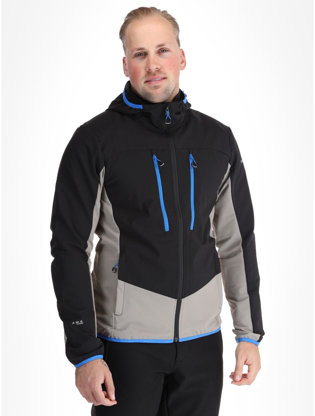 Icepeak, Durham Softshell Skijacke Herren Grey grau 