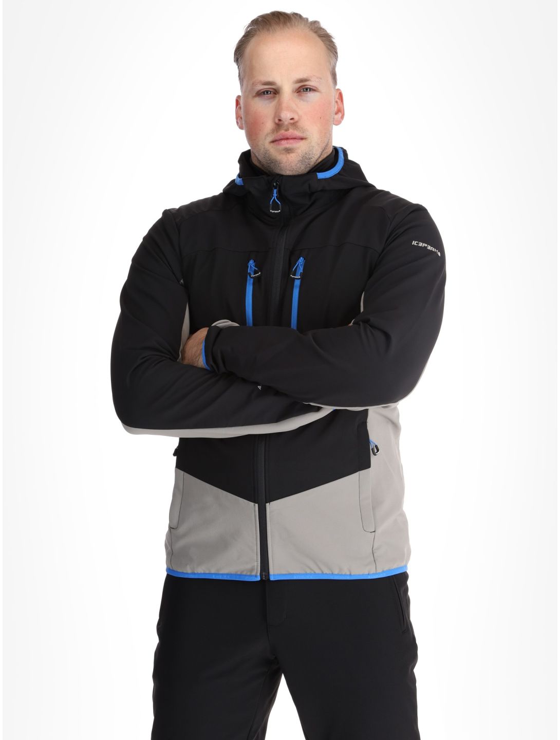 Icepeak, Durham Softshell Skijacke Herren Grey grau 