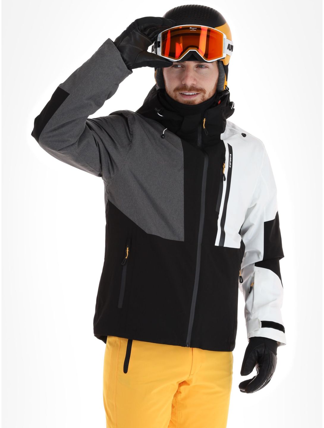 Icepeak, Fircrest Skijacke Herren Basic Black schwarz, weiß 