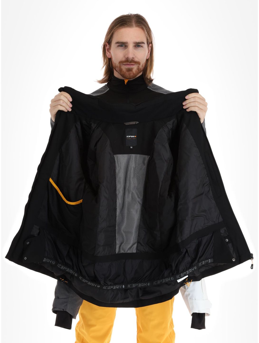 Icepeak, Fircrest Skijacke Herren Basic Black schwarz, weiß 