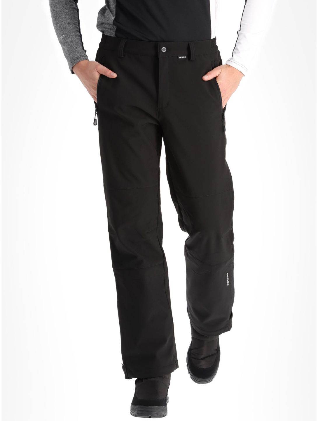 Icepeak, Frankfurt Softshell Skihose kurzes Modell Herren Basic Black schwarz 