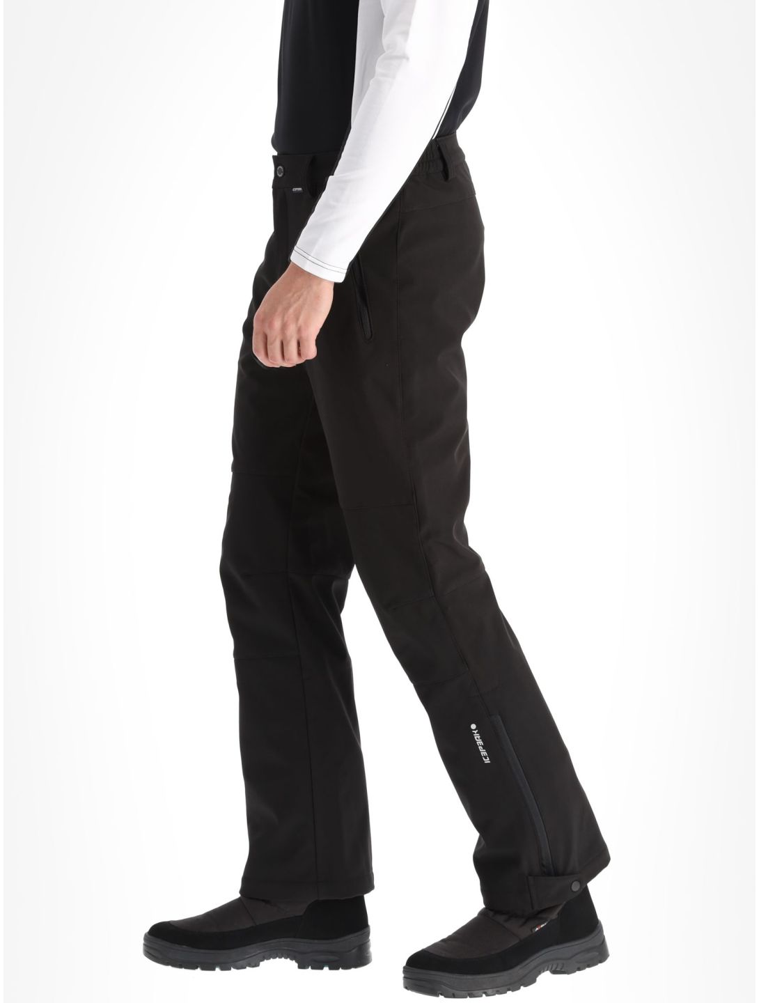 Icepeak, Frankfurt Softshell Skihose kurzes Modell Herren Basic Black schwarz 