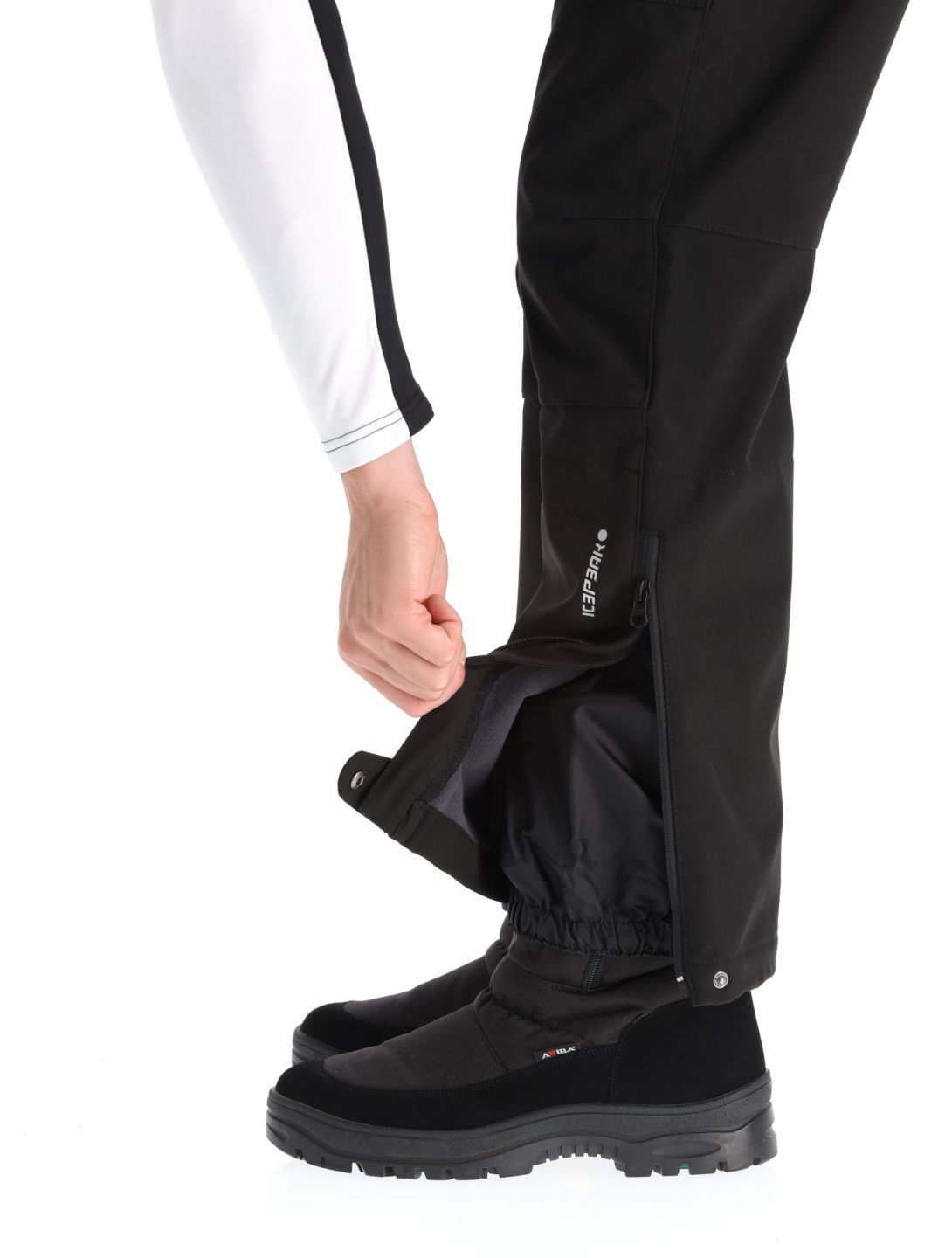 Icepeak, Frankfurt Softshell Skihose kurzes Modell Herren Basic Black schwarz 