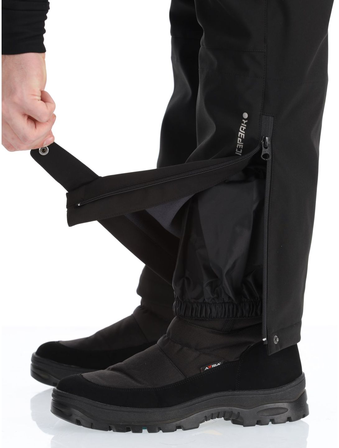 Icepeak, Frankfurt Softshell Skihose kurzes Modell Herren Basic Black schwarz 