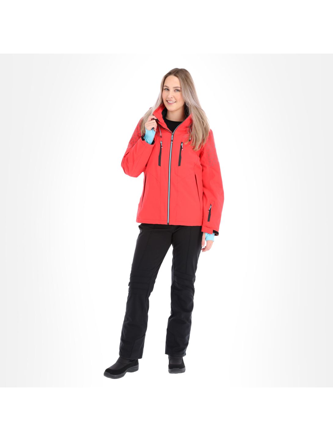 Killtec, Savognin Wmn Ski Jckt B Skijacke Damen clear rot