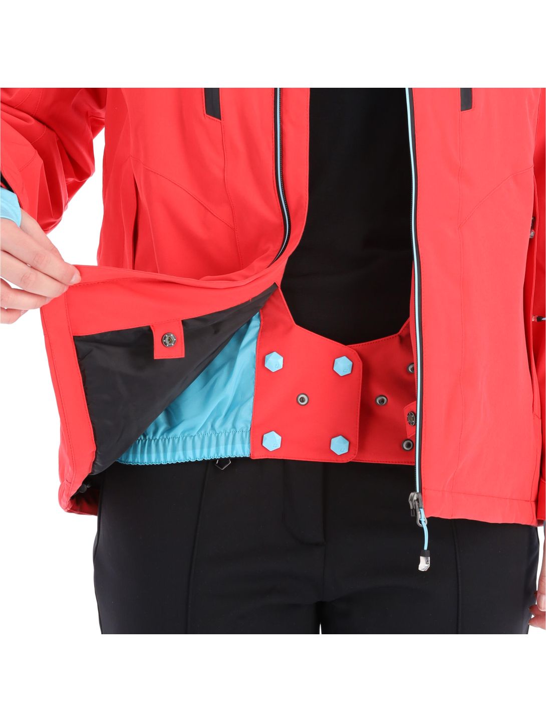 Killtec, Savognin Wmn Ski Jckt B Skijacke Damen clear rot