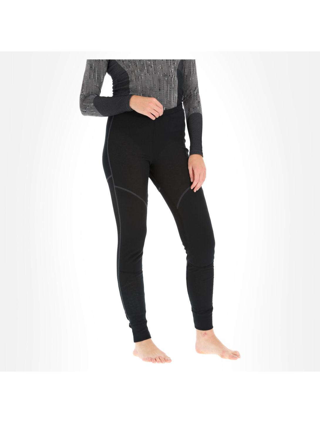 Odlo, BL Bottom Long Active X-Warm Thermohose Damen Black schwarz 