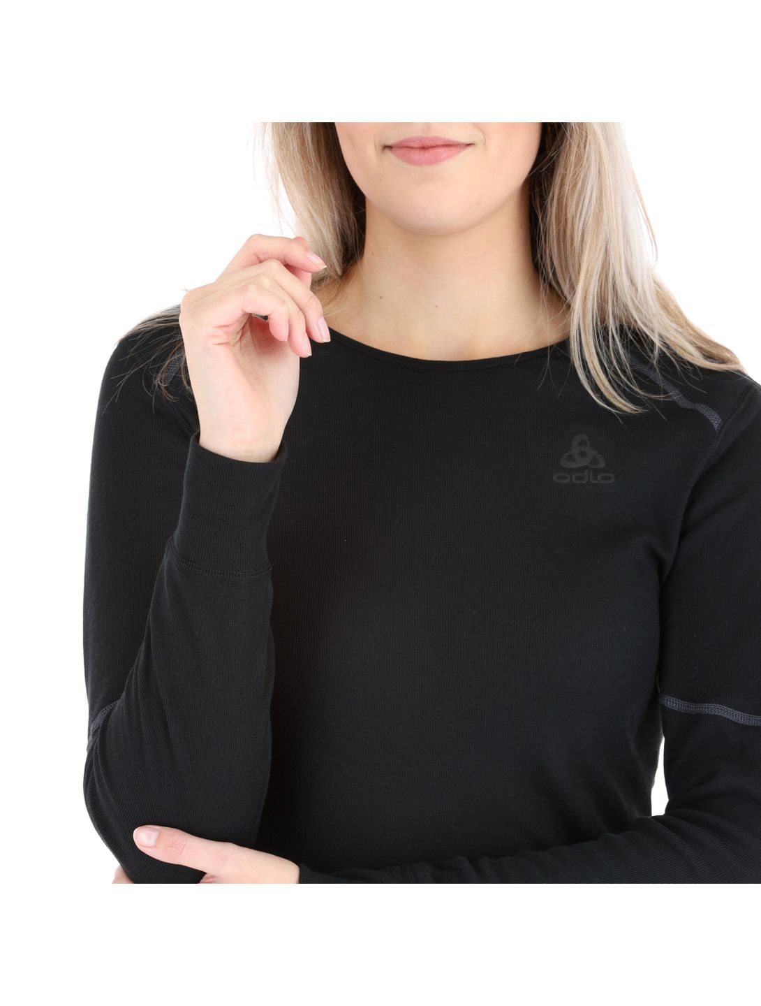 Odlo, BL Top Crew Neck L/S Active X-Warm Thermoshirt Damen Black schwarz 