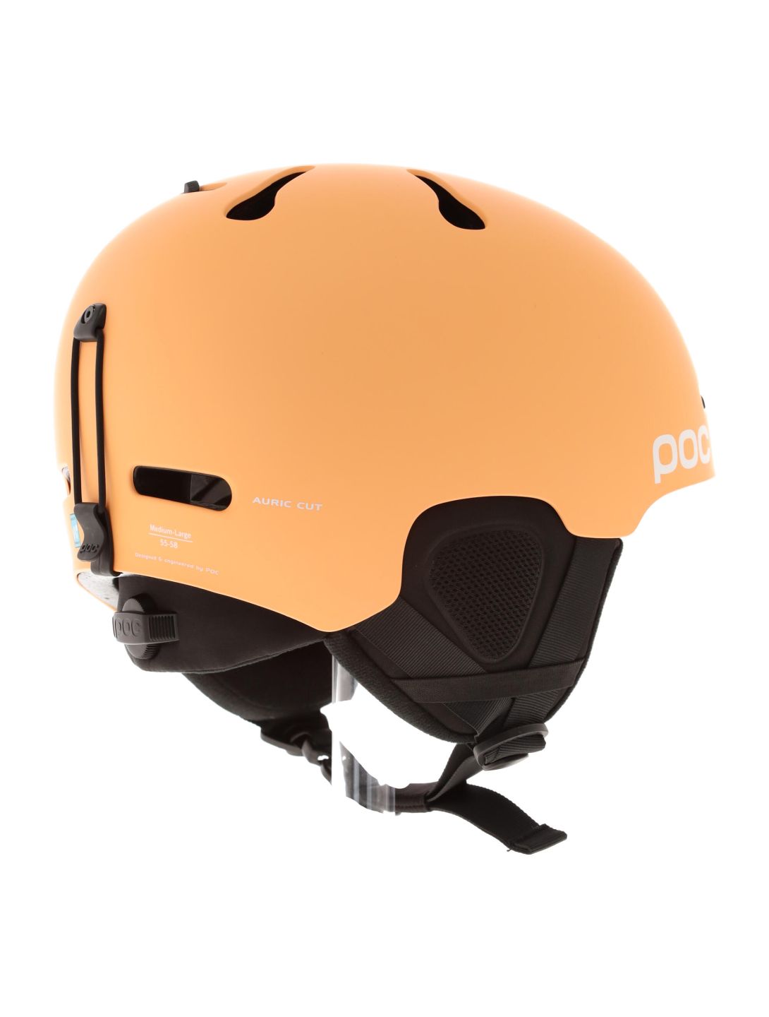 POC, Auric cut Skihelm light citrine orange 