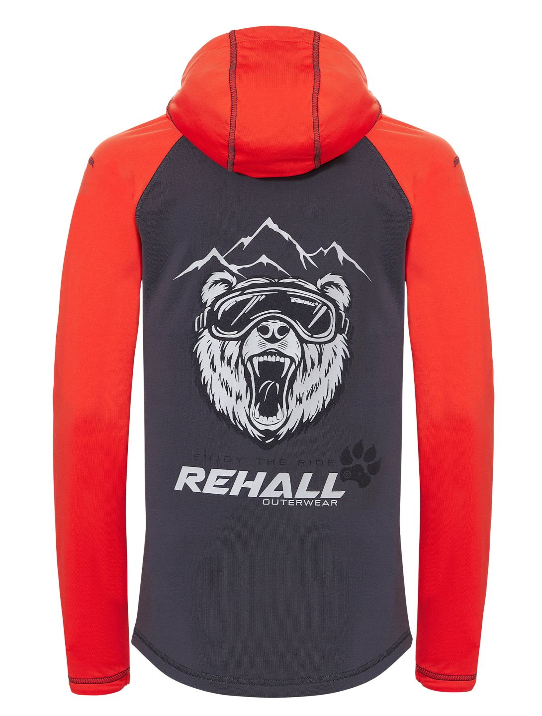 Rehall, Cook-R Pullover Kinder Flame Red grau, rot 