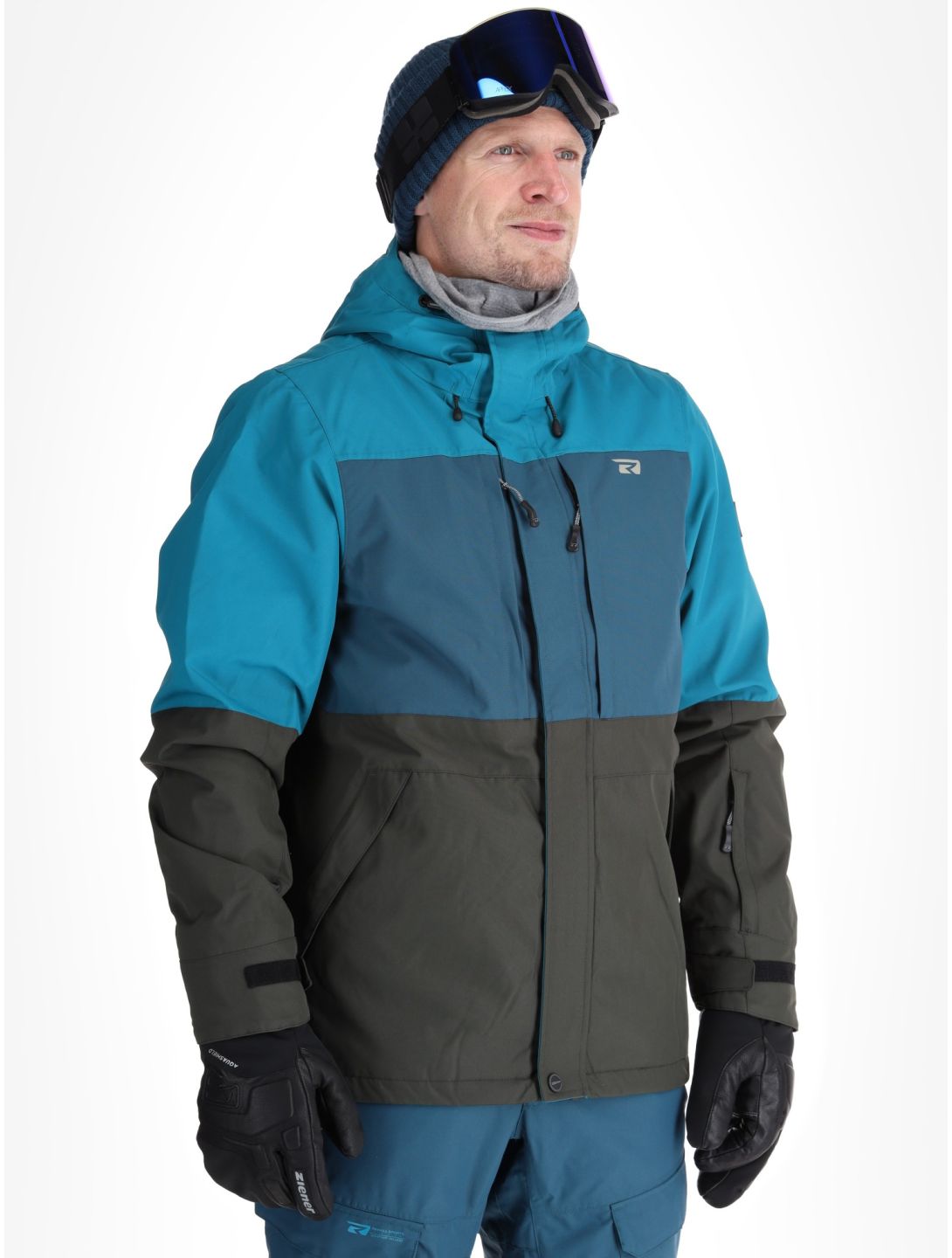 Rehall, Mayon-R Skijacke Herren Petrol grau, grün 