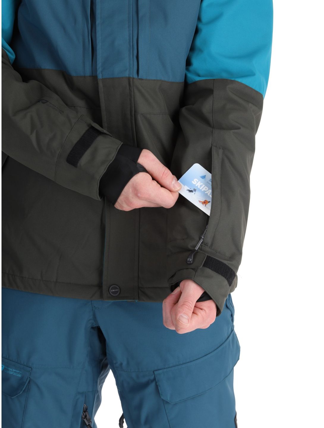 Rehall, Mayon-R Skijacke Herren Petrol grau, grün 