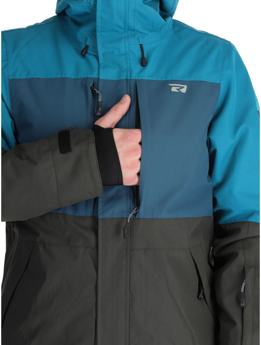 Rehall, Mayon-R Skijacke Herren Petrol grau, grün 