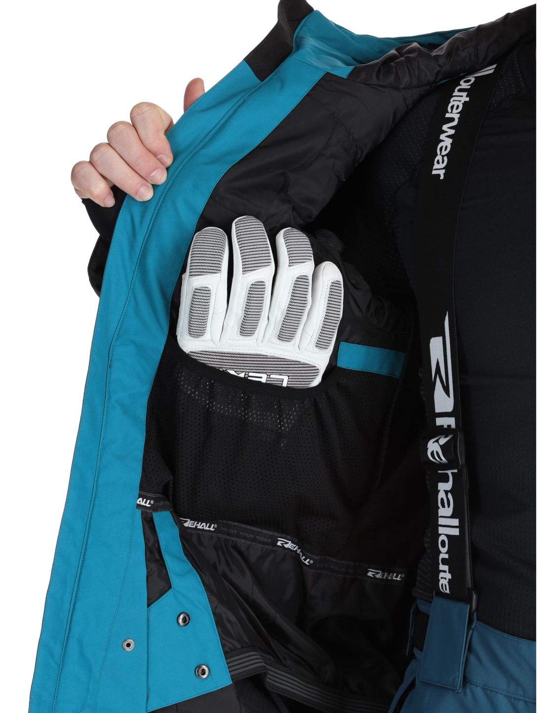 Rehall, Mayon-R Skijacke Herren Petrol grau, grün 