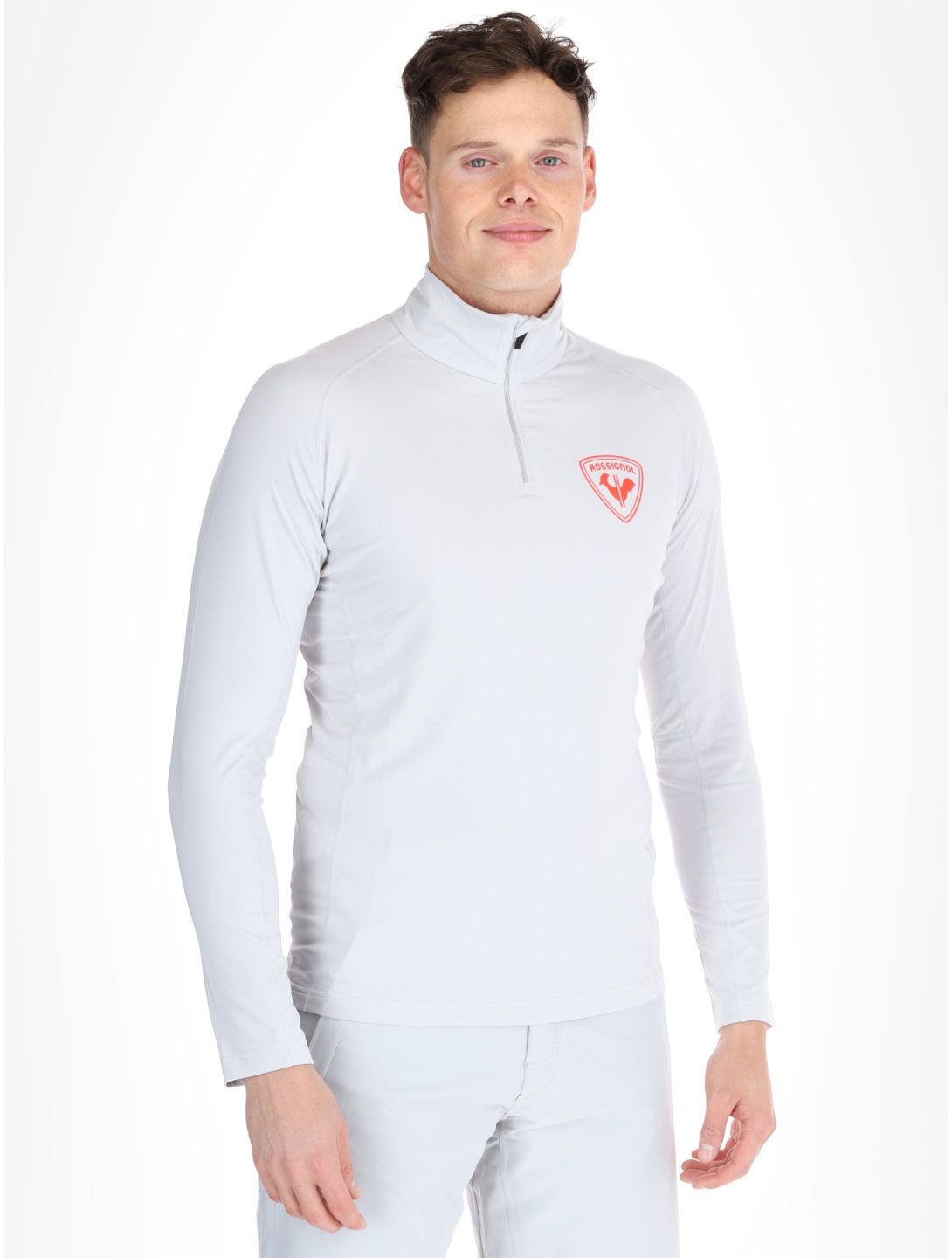 Rossignol, New Hero Classique 1/2 Zip Pullover Herren Soft Grey grau 