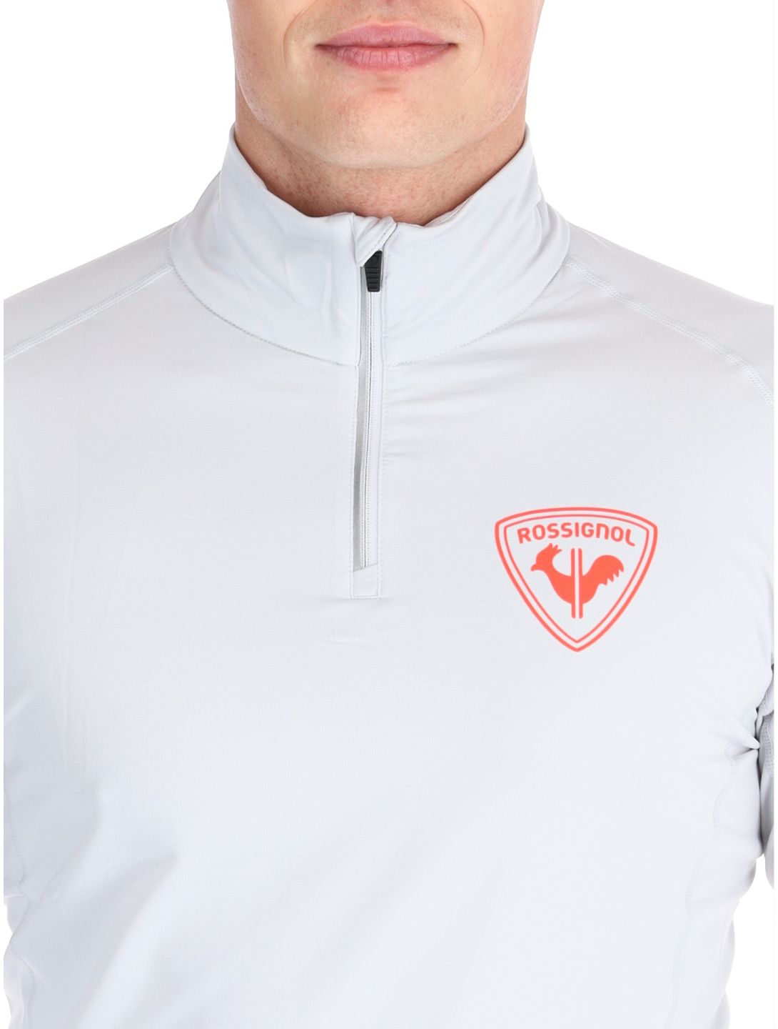 Rossignol, New Hero Classique 1/2 Zip Pullover Herren Soft Grey grau 