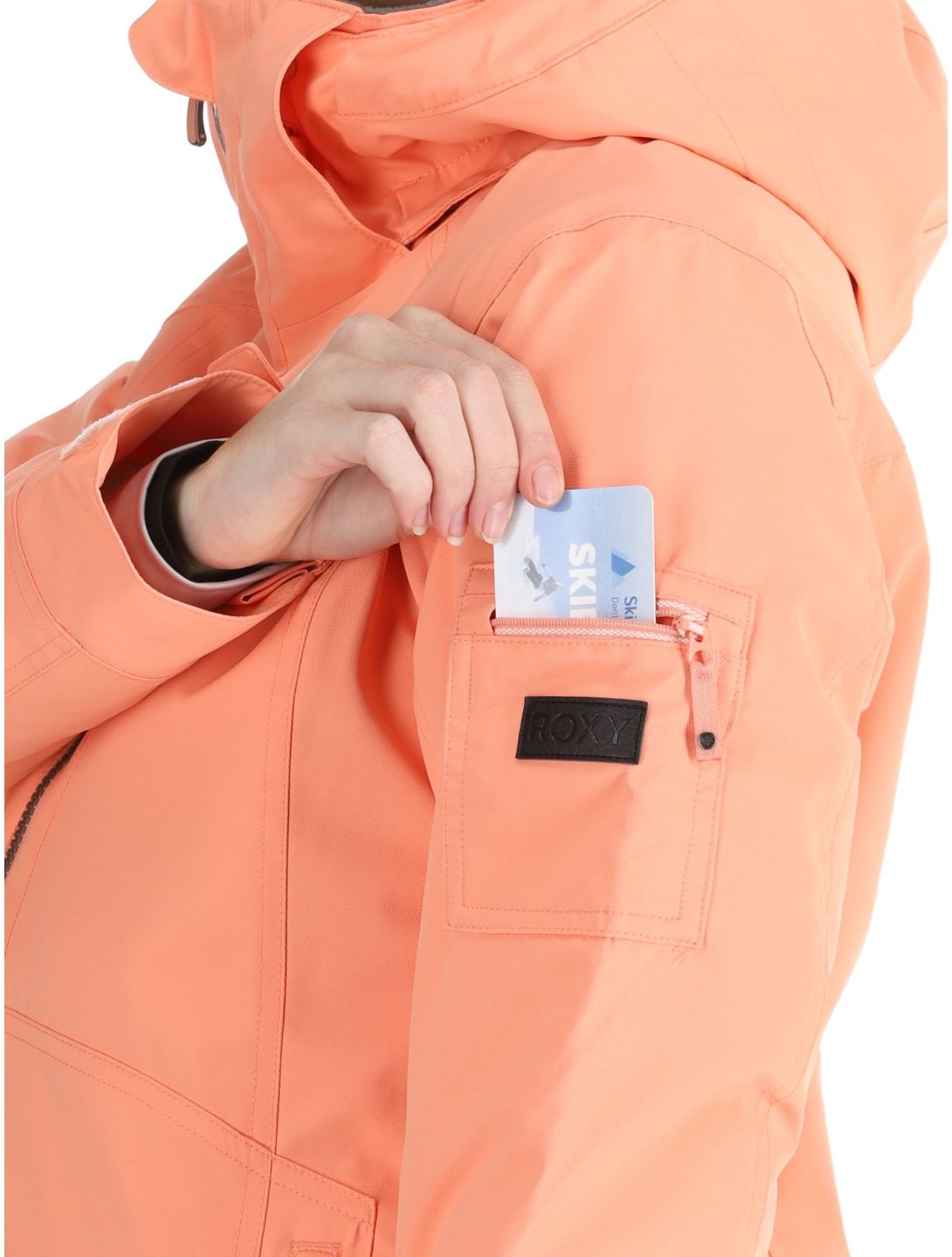 Roxy, Meade Skijacke Damen Peach Pink rosa 