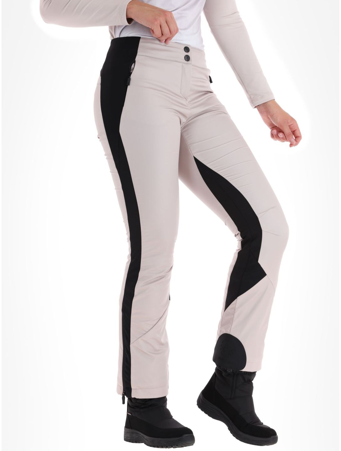 Sportalm Kitzbühel, Air CB Softshell Skihose Damen Taupe Pink rosa 