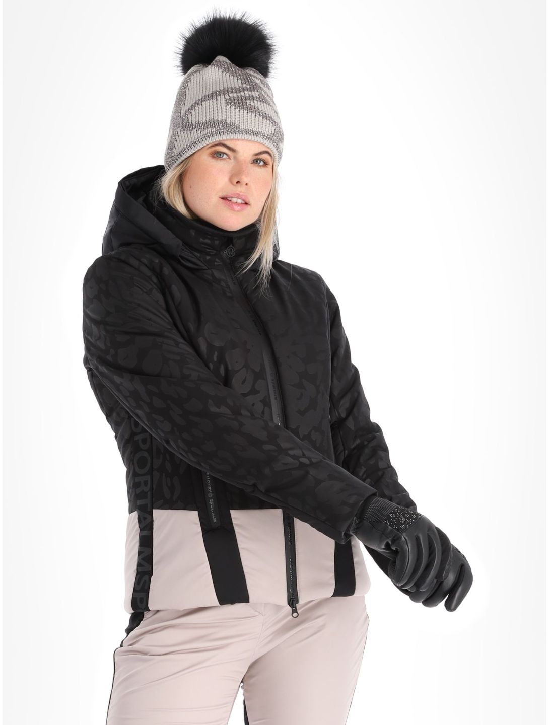 Sportalm Kitzbühel, Oregon m.Kap.o.P. Skijacke Damen Black schwarz 