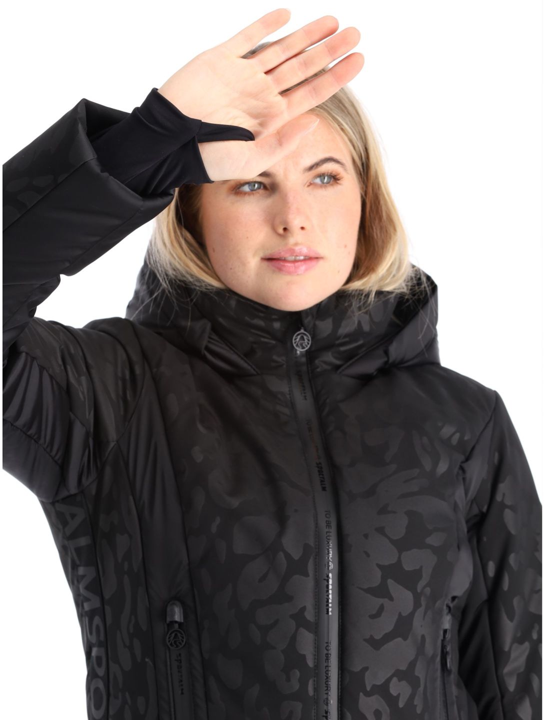 Sportalm Kitzbühel, Oregon m.Kap.o.P. Skijacke Damen Black schwarz 