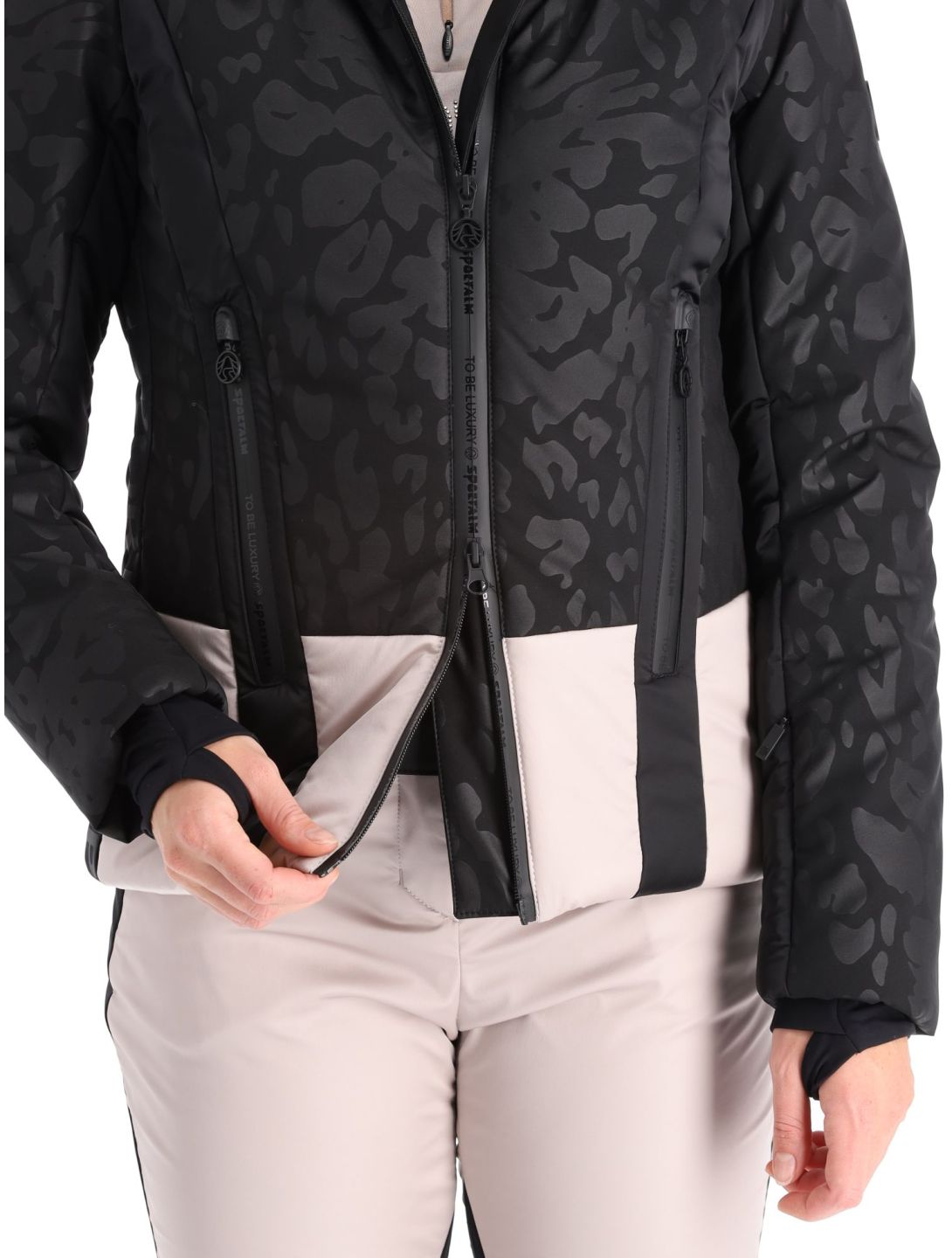 Sportalm Kitzbühel, Oregon m.Kap.o.P. Skijacke Damen Black schwarz 