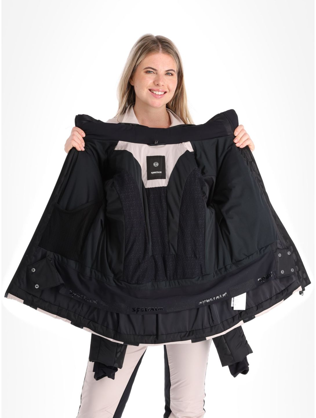 Sportalm Kitzbühel, Oregon m.Kap.o.P. Skijacke Damen Black schwarz 