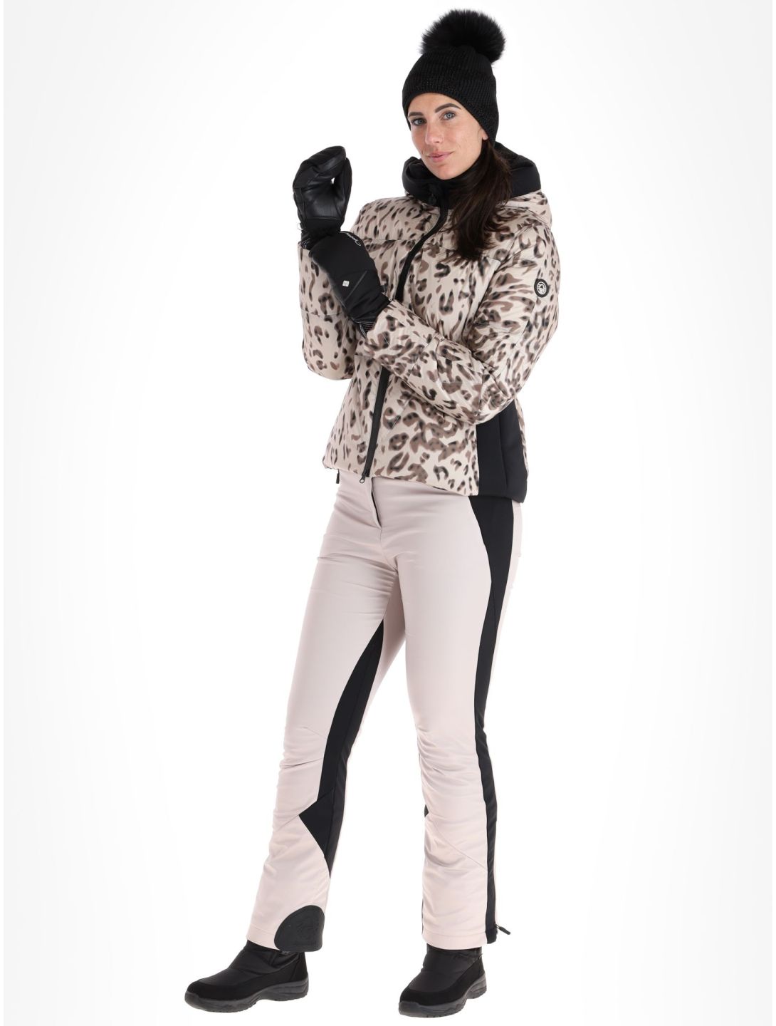 Sportalm Kitzbühel, Oslo m.K. Skijacke Damen Taupe Pink rosa 