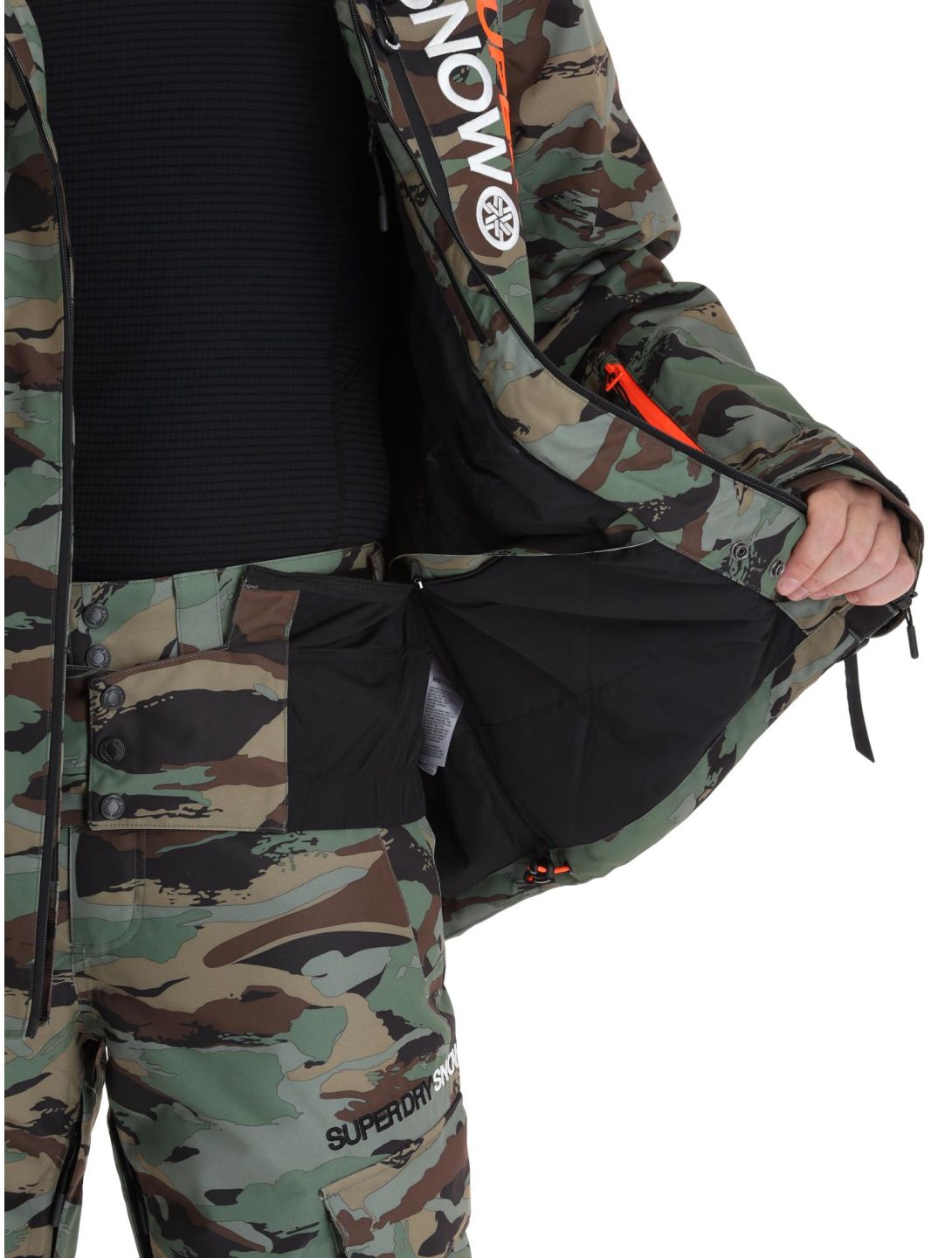Superdry, Ski Ultimate Rescue Skijacke Herren Woodland Green Camo grün 