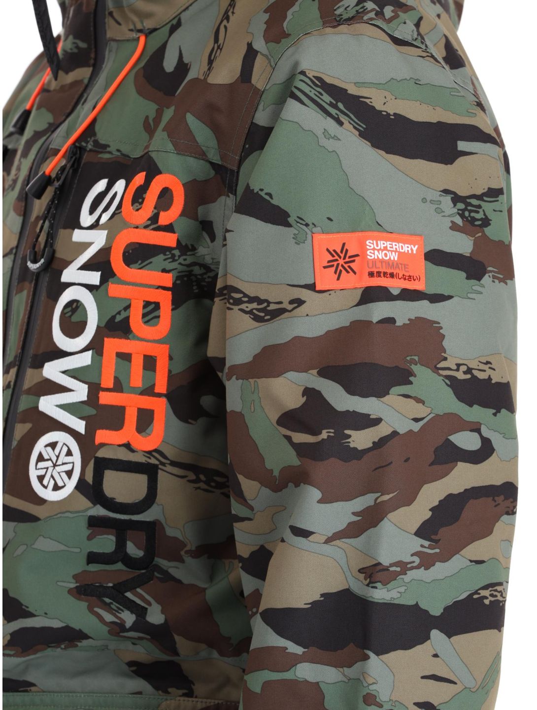 Superdry, Ski Ultimate Rescue Skijacke Herren Woodland Green Camo grün 