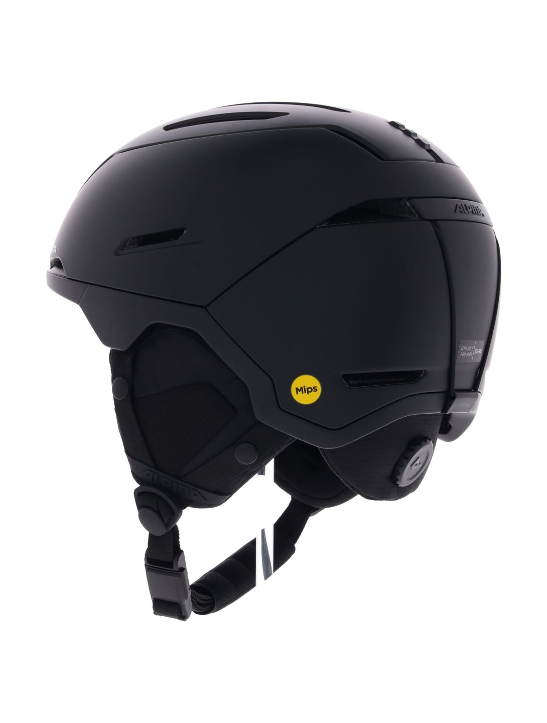 Alpina, Versatile Pro MIPS Skihelm Unisex Black Matt schwarz 