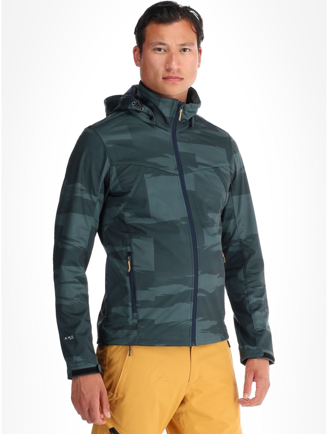 Icepeak, Belen Softshell Skijacke Herren Dark Olive grün 
