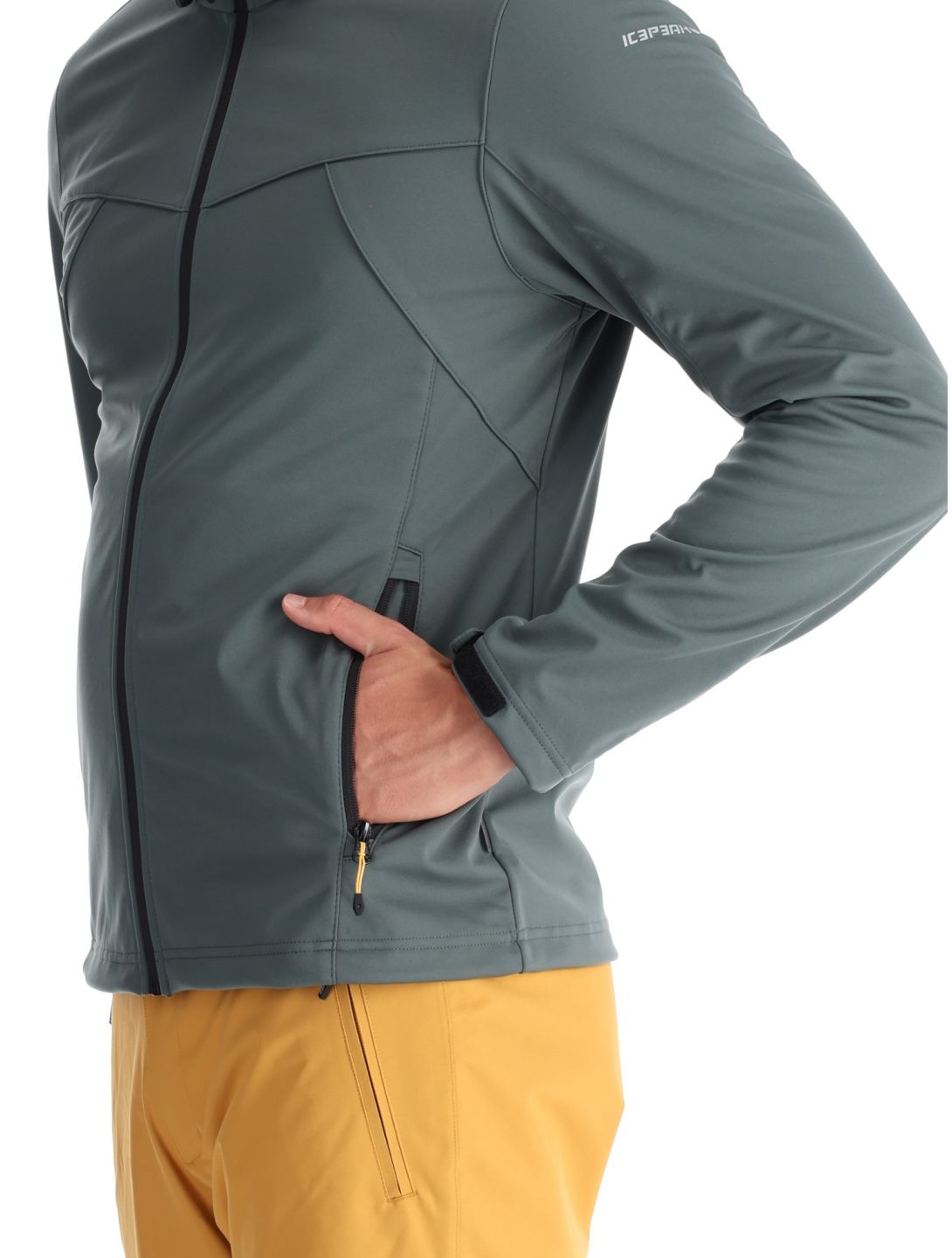 Icepeak, Biggs Softshell Skijacke Herren Dark Olive grün 