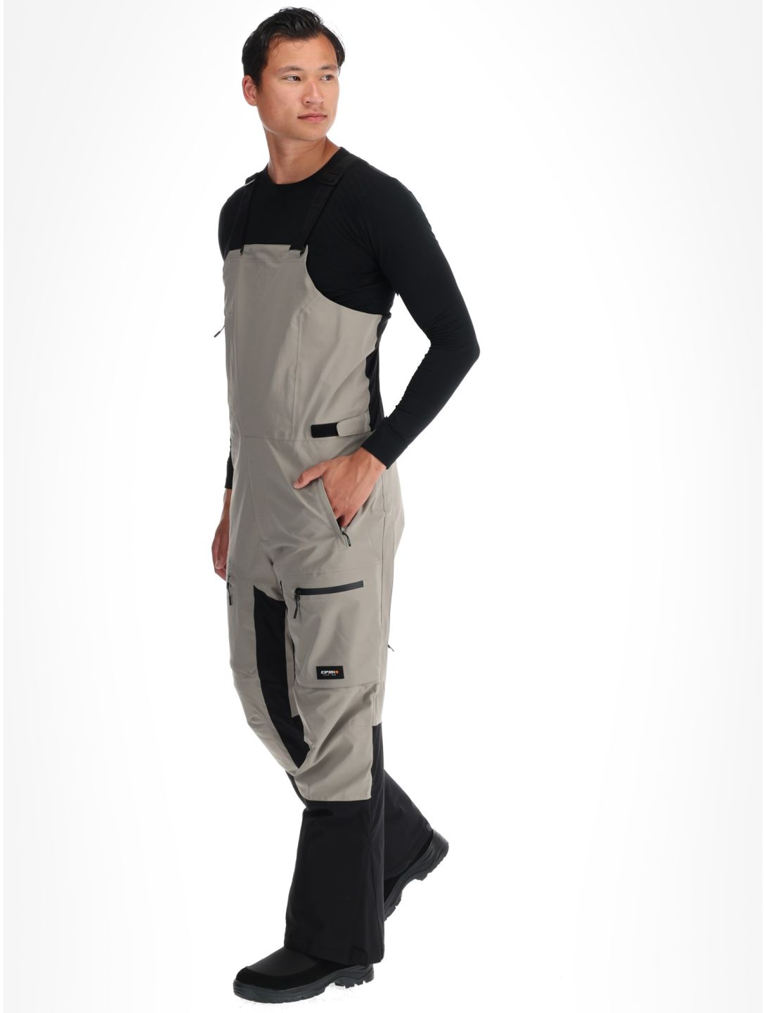Icepeak, Cambo Skihose BIB Herren Grey grau 