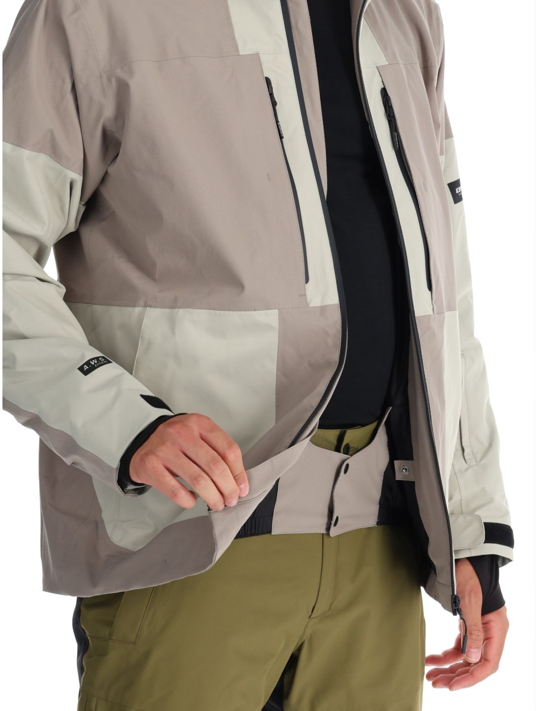 Icepeak, Castres Skijacke Herren Grey grau, grün 