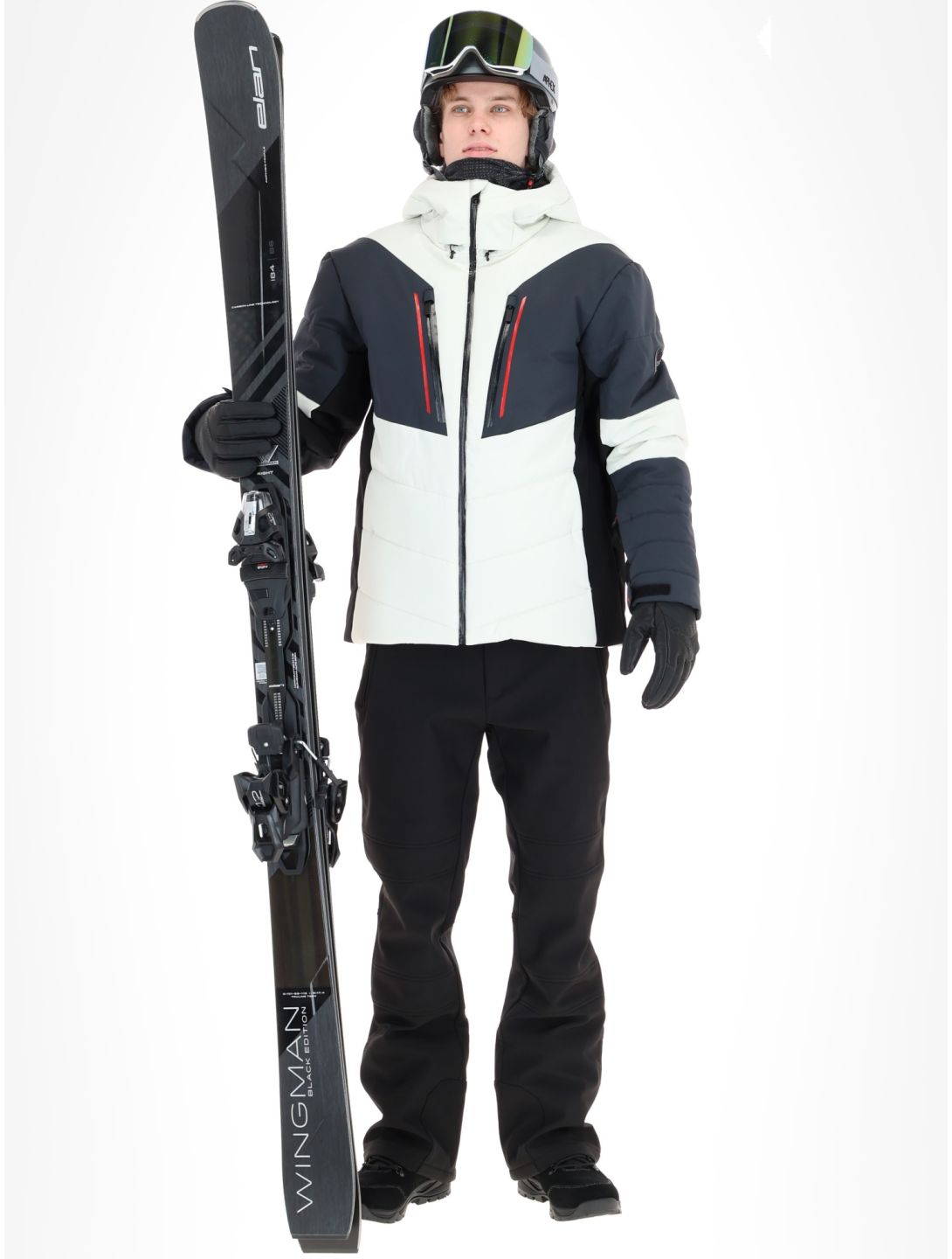 Icepeak, Earlville Skijacke Herren Powder beige, blau 