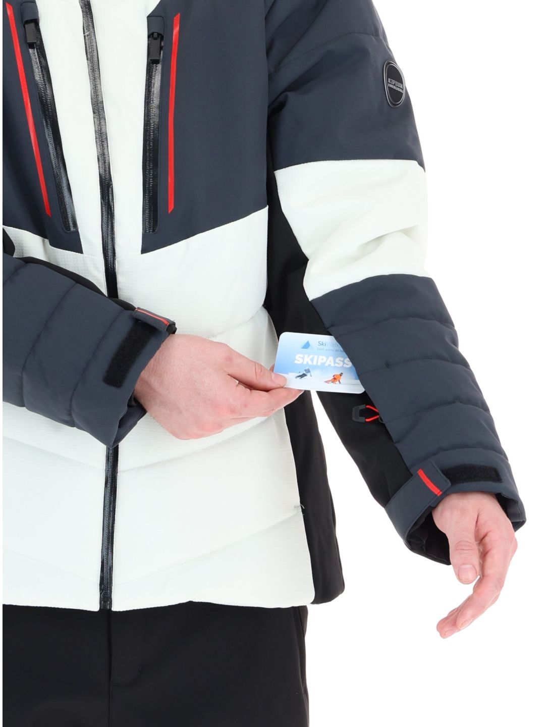 Icepeak, Earlville Skijacke Herren Powder beige, blau 